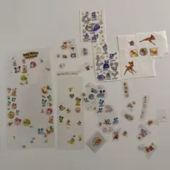 平成レトロディズニーシールセット　ベビープー、ベビーミッキー、バンビ、アリス他