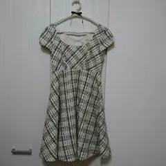 【値下】ジルスチュアート■胸元切り返しワンピース