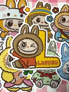 12枚　ラブブ３　LABUBU　POP MART　防水シール