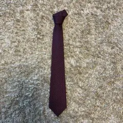 HERMES エルメス 幾何学模様 ネクタイ 赤と紺