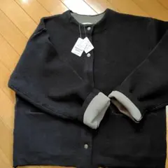 FREAK'S STORE ノーカラージャケット ブラック