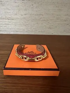 最終値下 HERMES エルメス シェーヌダンクル レザーバングル スタッズ 最終値下 HERMES エルメス シェーヌダンクル レザーバングル スタッズ