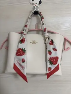 美品❣️COACH ホワイト 2wayバッグ