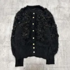 ヴィンテージ カーディガン 花柄