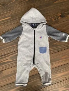 Champion チャンピオン 裏起毛 ロンパース　　80 カバーオール