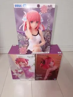五等分の花嫁 中野二乃 フィギュア 3点セット