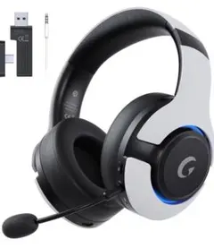 ♥✨️ゲーミングヘッドセット ps5 2.4G Bluetooth マイク付き