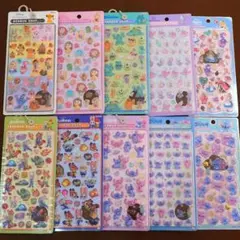 10点 まとめ売り 【正規品】ディズニー　ボンボンドロップシール等