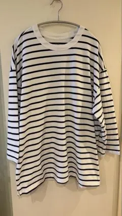 GAP HEAVYWEIGHT ボーダー カットソー Lのサムネイル
