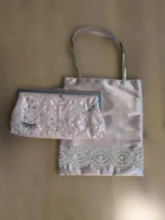 サテン　パーティバッグ