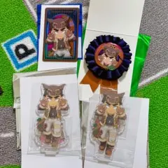 鬼滅の刃 ハロウィン 2025 コサージュ風缶バッジ カード アクスタ 悲鳴嶼