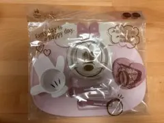 【新品未開封】ミニーマウス/アイコンランチプレート/離乳食/食器/ディズニー