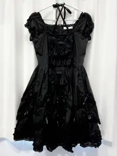 BLACK PEACE NOWブラック コルセット風 フレアワンピース BLACK PEACE NOWブラック コルセット風 フレアワンピース - メルカリ