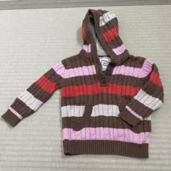 トミー　フード付きニット