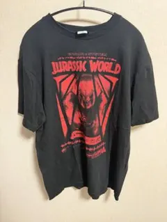 JURASSIC WORLD 復活の大地 Tシャツ ブラック Lサイズ
