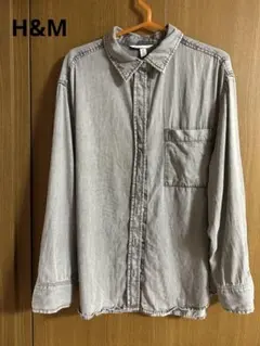 早い者勝ち★美品★ 人気ブランド！H&M 長袖　デニムシャツ