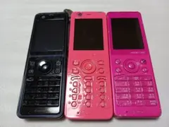 ガラケー 【希少】docomo 携帯電話本体 3台セット 【お得】【残り