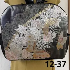 帯リメイクリュック 12-37