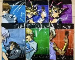 4枚セット【GiGO限定】遊戯王デュエルモンスターズ フェイスタオル