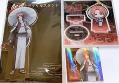 銀魂 神威 椿の花 アクリルスタンド 特典 ホログラムステッカー