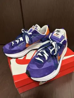 NIKE sacai VaporWaffle ダーク アイリス オレンジ