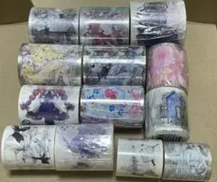 【新品】海外マスキングテープ　新品　巻き売り13個セット