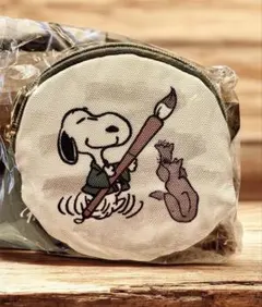 スヌーピー PEANUTS with Hokusai ダイカットポーチ【新品】