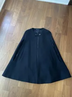 ⭐︎【美品】ZARAWOMAN 黒 ケープスタイルジャケット Sサイズ⭐︎