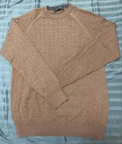 NANO UNIVERSE ケーブル編みニット Mサイズ ブラウン