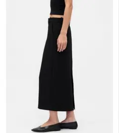 GAP ストレッチ　ロングペンシルスカート　サイズ2 ブラックのサムネイル