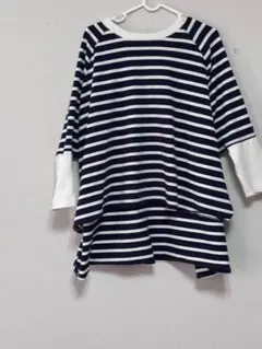 mal.購入　レレレさん　ローブ　ボーダーカットソー38