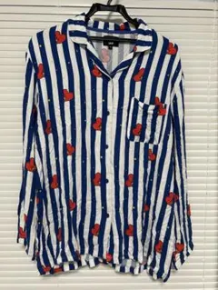 BTS 【BT21】 TATA ストライプ パジャマ 【シャツ のみ】テテ V