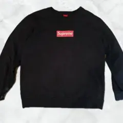 Supreme クルーネック スウェット ブラックのサムネイル