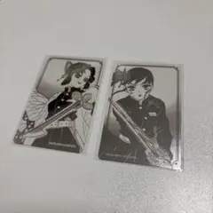 鬼滅の刃　箔押しカードコレクション　胡蝶しのぶ　栗花落カナヲ