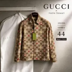 【新品】GUCCI×Hattie Stewart GG総柄ジャケット 44 希少のサムネイル