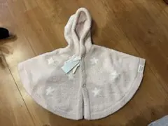 ベビーポンチョ　ジェラートピケ