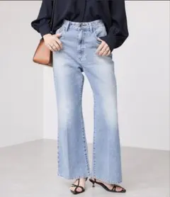 フレアシルエットデニムパンツ　VISのサムネイル