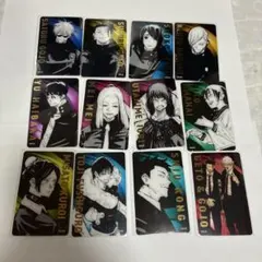 呪術廻戦展 箔押しクリアカードコレクション 12枚