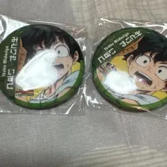 ヒロアカ　緑谷出久 缶バッジ 2個セット