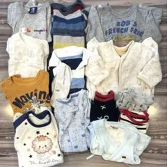 【期間限定値下げ】50-70 まとめ売り13着　秋冬　ロンパース