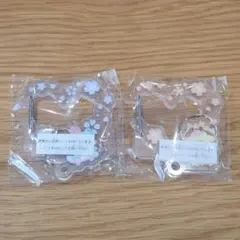 サンリオキャラクターズさくらマジックアクリルカラビナ　ハンギョドンポムポムプリン