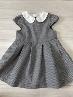 petit main チェック柄 ワンピース 90cm