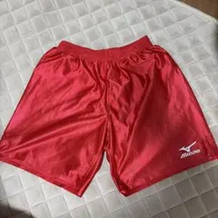 【値下げ】ミズノ　ハーフパンツ　レッド