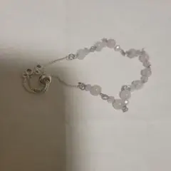 調整可能ブレスレット　ローズクォーツ