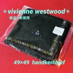新品✴︎未使用✴︎ヴィヴィアンウエストウッド✴︎オーブ刺繍✴︎大判ハンカチ