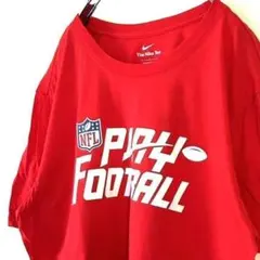 ナイキ NFL プレイ フットボール Tシャツ L レッド 赤 古着
