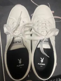 PLAYBOY ホワイトスニーカー 25.0
