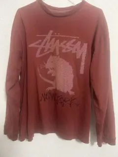 Old Stussy Mサイズ　グラフィックラット赤