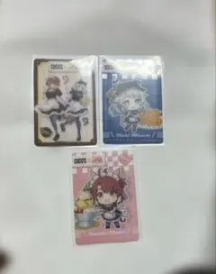 ココス × ウマ娘 クリアカード 3枚セット第一弾　即購入OK匿名配送送料込み
