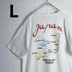 【JAPAN】 BEAMS HEART 背中刺繍 Tシャツ スカジャン